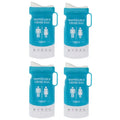 4pcs /Pack Car Disposable Emergency Rapid Coagulation Urine Bag Traffic Jam Pee Bag, 750ml
