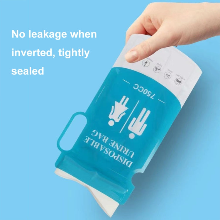 4pcs /Pack Car Disposable Emergency Rapid Coagulation Urine Bag Traffic Jam Pee Bag, 750ml