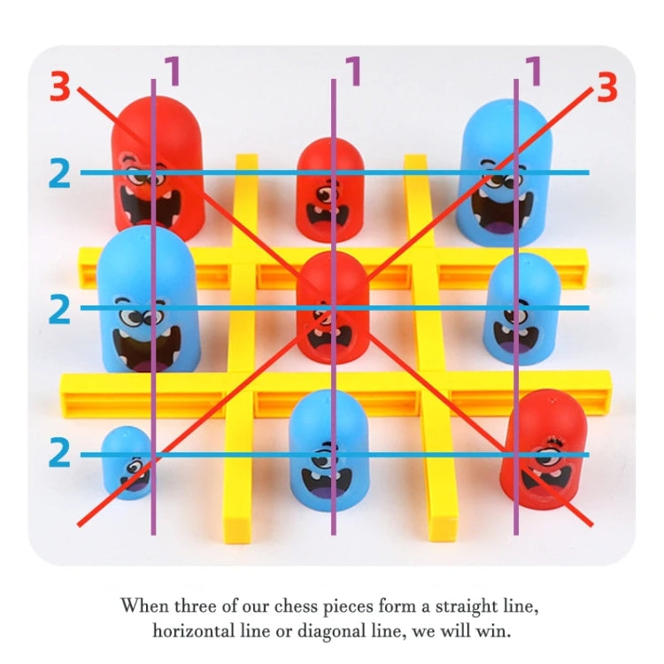 Sets Of Tic Tac Toe Chess Game Linking Parent-Child Interactive Educational Family Toys