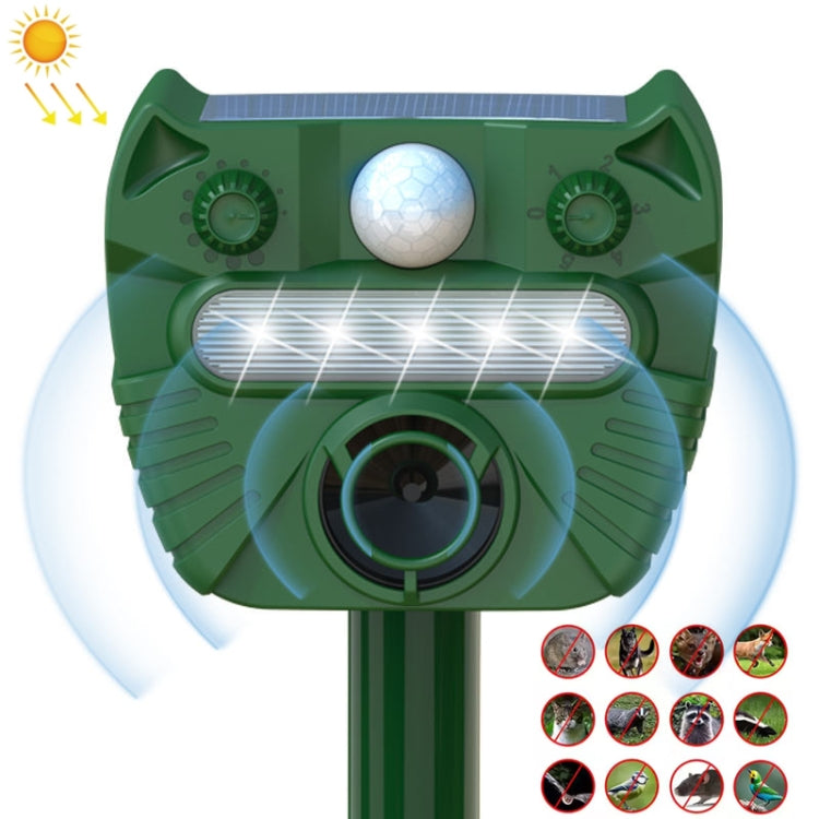 Outdoor Solar Animal Driving Device Ultrasonic Waterproof Infrared Sensor, RC-547