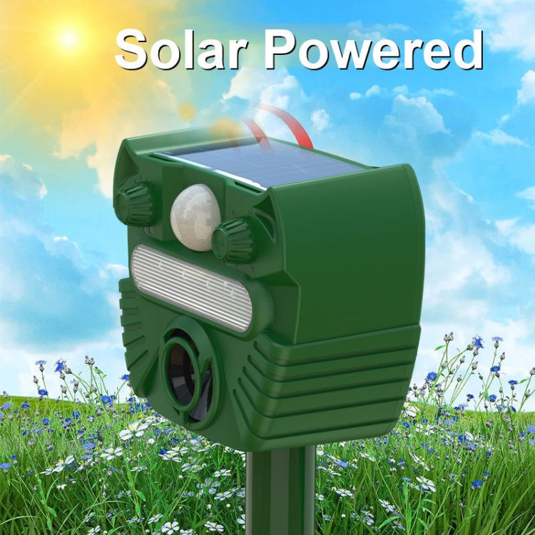 Outdoor Solar Animal Driving Device Ultrasonic Waterproof Infrared Sensor, RC-547