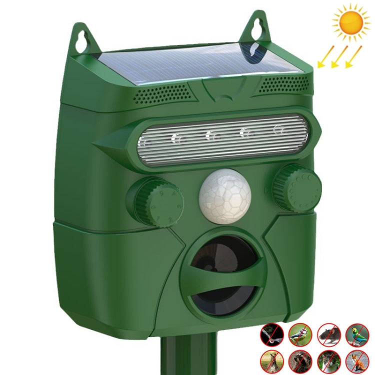 Solar Animal Driver Ultrasonic Outdoor Bird Repeller Electronic Mouse Repeller, RC-548
