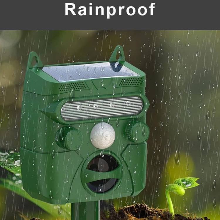 Solar Animal Driver Ultrasonic Outdoor Bird Repeller Electronic Mouse Repeller, RC-548