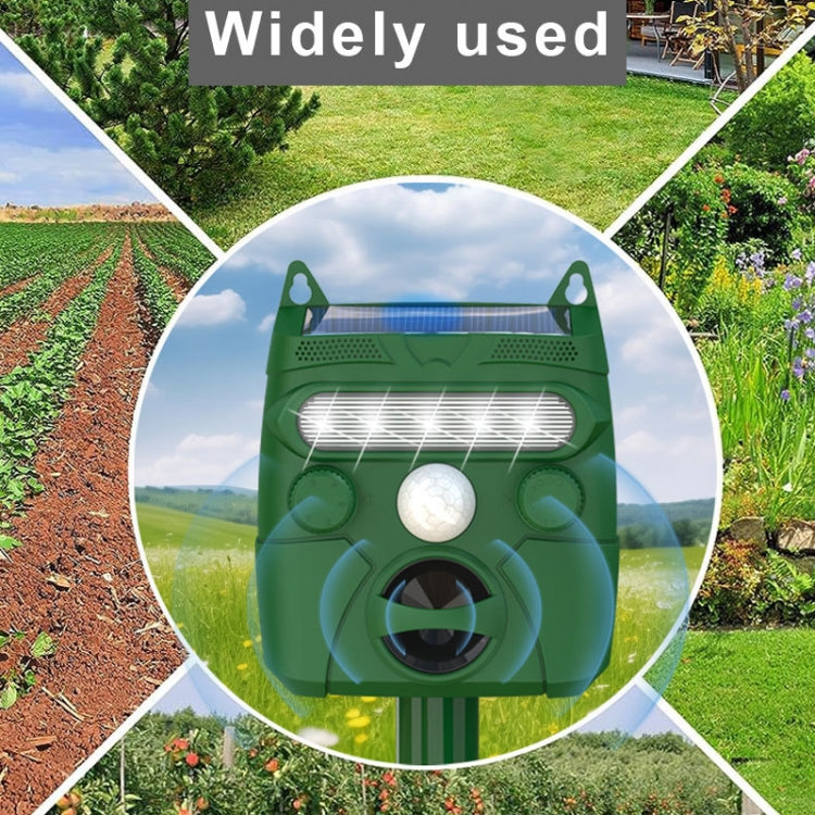Solar Animal Driver Ultrasonic Outdoor Bird Repeller Electronic Mouse Repeller, RC-548