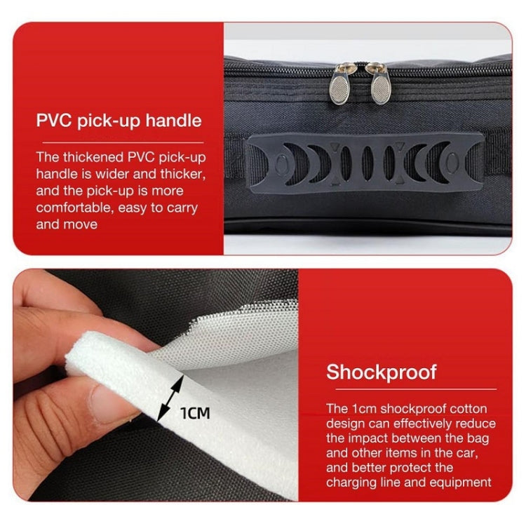 Electric Vehicle Charger Flame Retardant Storage Bag, Round