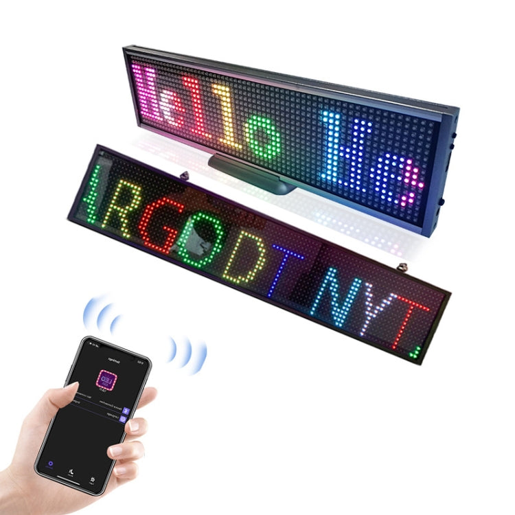 Wifi Scrolling LED Sign Message Board Support Multi-Languauge, Colorful 820x95x15mm