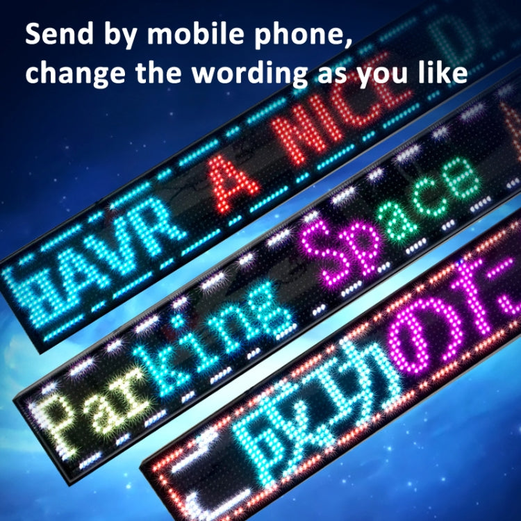 Wifi Scrolling LED Sign Message Board Support Multi-Languauge, Colorful 820x95x15mm
