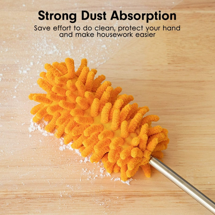 Household Telescopic Extended Stainless Steel Chenille Duster