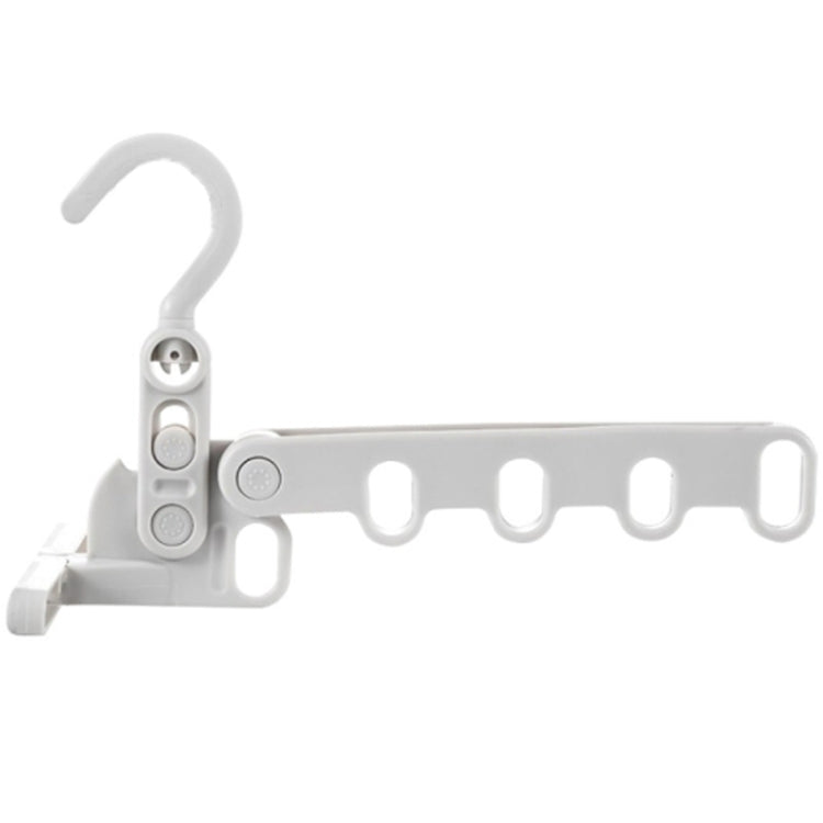 Foldable 5-Hole Clothes Hanging Rack Traveling Portable Clothing Hooks
