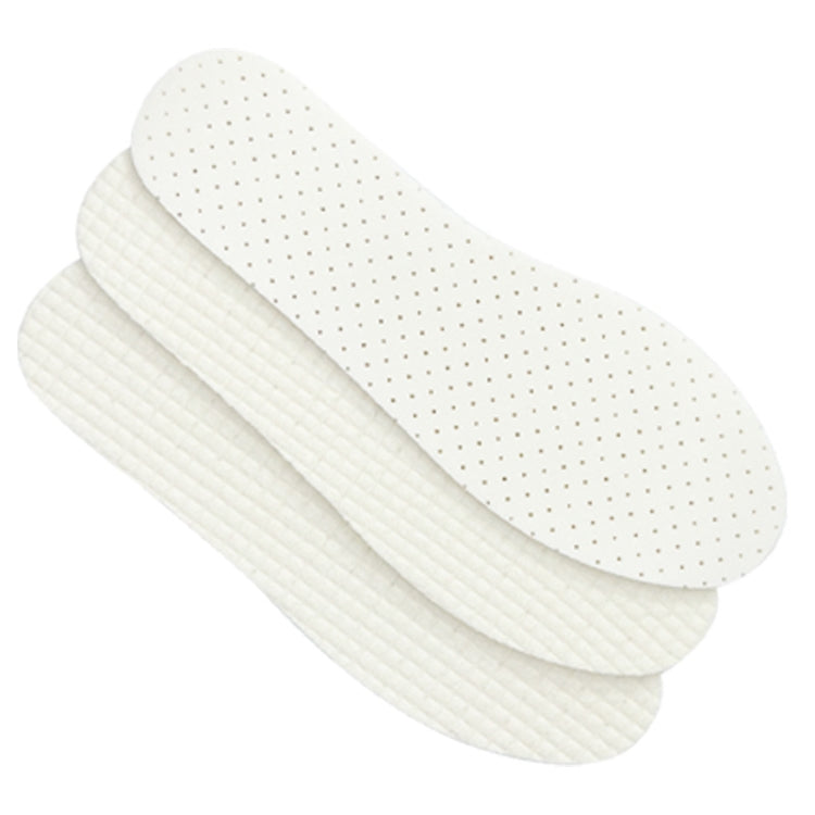 1pair Thin Latex Breathable and Sweat Absorbent Soft Bottom Comfort Shock Absorbing Insoles, 36-37, 38-39, 40-41, 42-43, 44-45