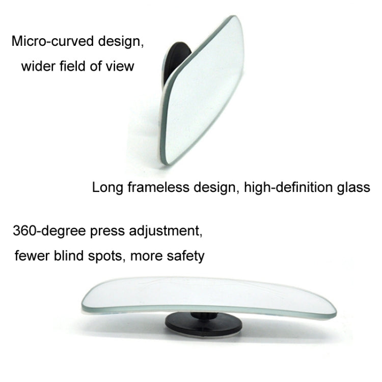 Car High Definition Edgeless Adjustable Blind Spot Reversing Mirror, 070 Sector, 073 Square