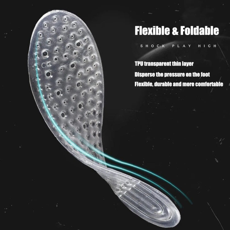 1pair Outdoor Sports Air Cushion Insoles Shock Absorbing TPU Inflatable Insoles, 36, 37, 38, 39, 40, 41
