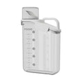 Plastic Sealed Grains Container Dry Food Storage Bin with Measuring Cup Pouring Spout, 2800ml, 2000ml, 1600ml