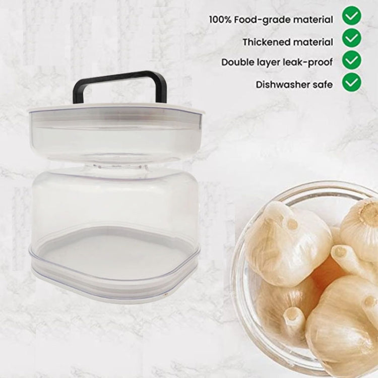 Kitchen Wet And Dry Separate Pickle Jar Plastic Wet And Dry Dispenser Hourglass Can, Square, Round, Round Extension With Fork, Round With Air Vent, Square With Air Vent