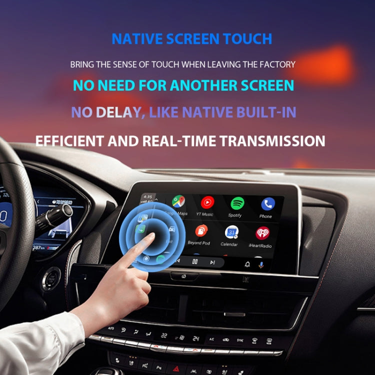 Car Carplay Box Wired to Wireless Bluetooth Adapter, For Android, For IOS, 2 in 1