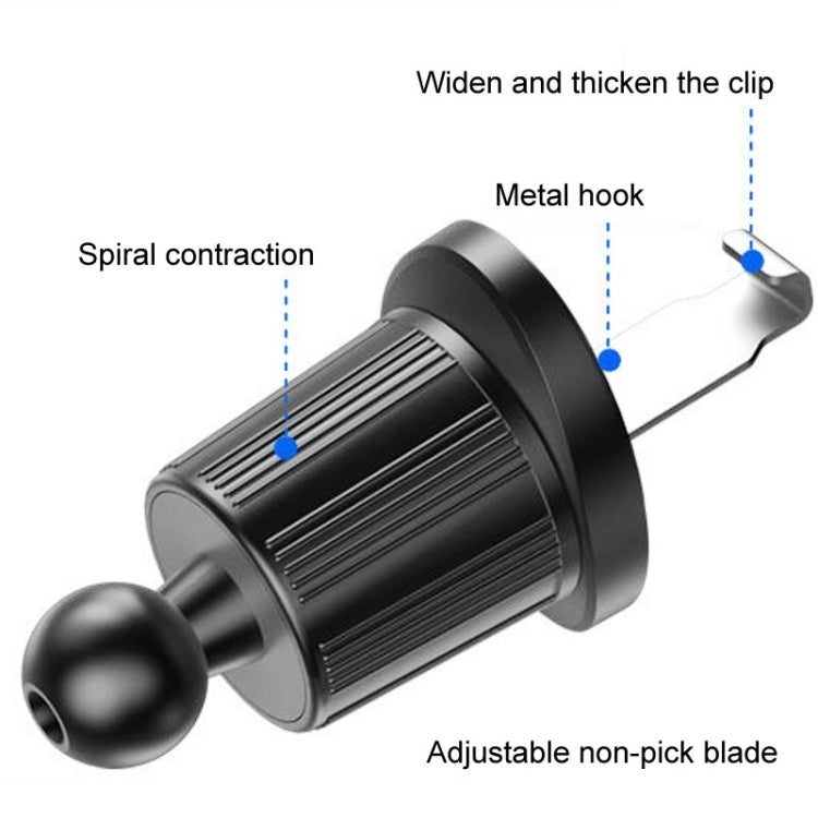 BUDK Anti-shake Car Phone Bracket Car Navigation Air Vent Fixed Gravity Support Stand