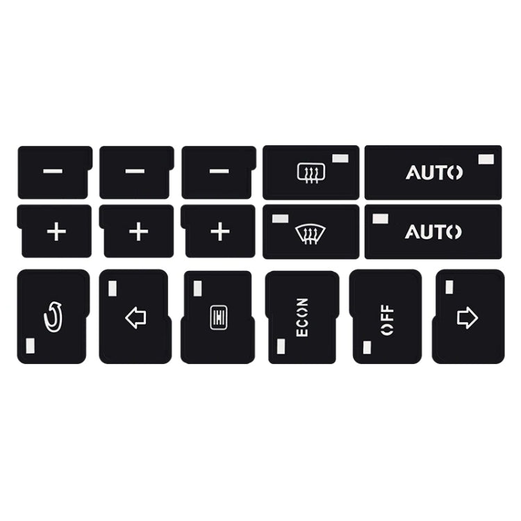 2sets For Audi A4/B6/B7 2000-2004 Car Air Conditioning Button Panel Sticker, For Audi A4/B6/B7 2000-2004