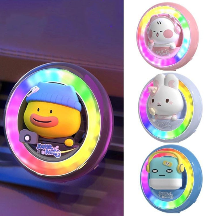 ICARER FAMILY XX-28 Car Aromatherapy Colorful Rhythm Lights Air Vent Aromatherapy Decoration