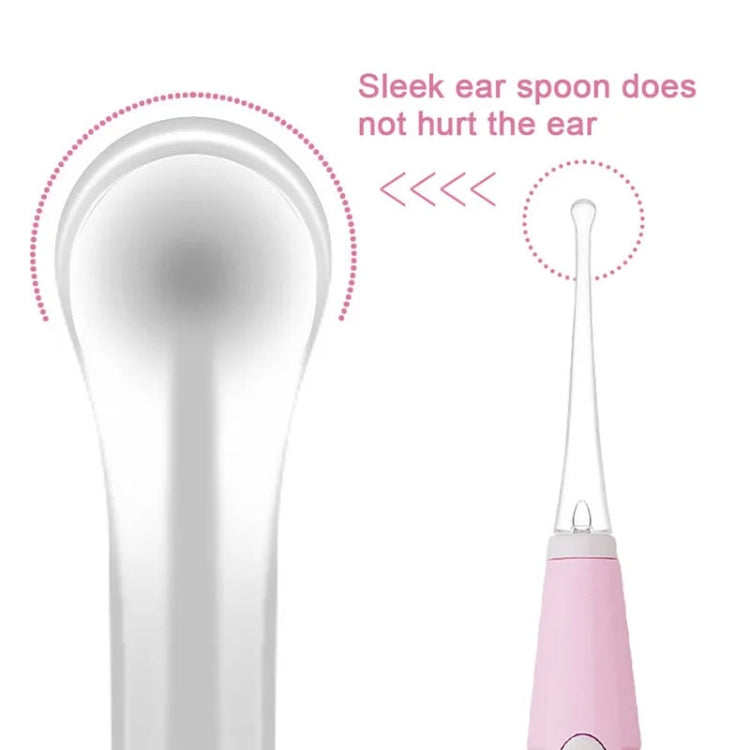LED Light Ear Cleaning Scoop Children Ear Scoop Baby Ear Wax Pick Cleaner, Pink, White