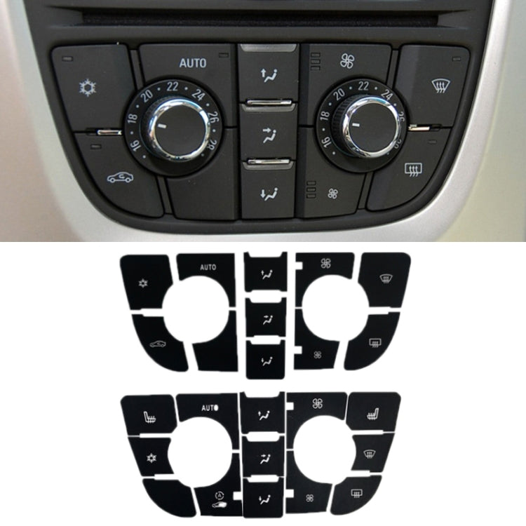 For Buick Excelle GT/XT Air Conditioning Central Control Button Repair Sticker
