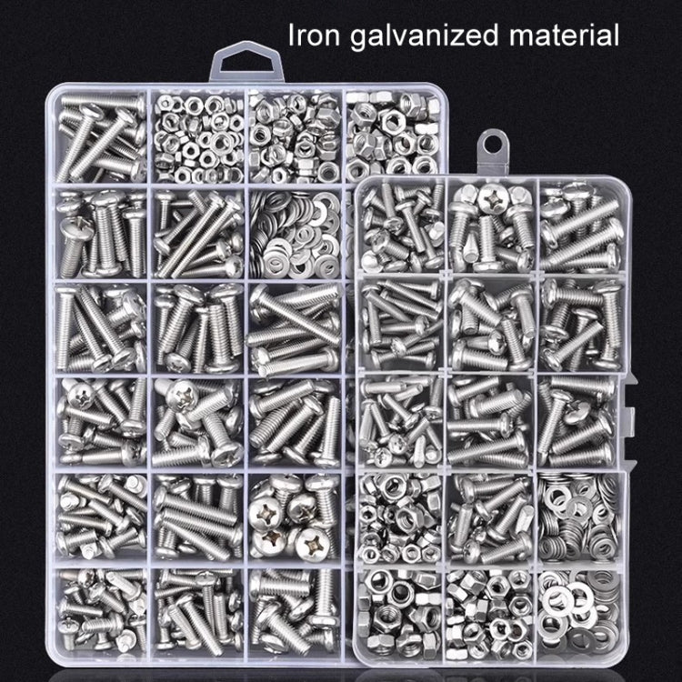 Screws Nuts Washers Self-Tapping Screws Set, Set B 18 Types 15 Cells, Set C 24 Types 24 Cells, Set D 24 Types 24 Cells, Set E 13 Types 10 Cells, Set F 11 Types 15 Cells, Set G 10 Types 10 Cells
