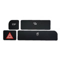 For Audi A4 Emergency/Double Flash Button Cup Holder Button Repair Sticker, Left-Hand Drive Only