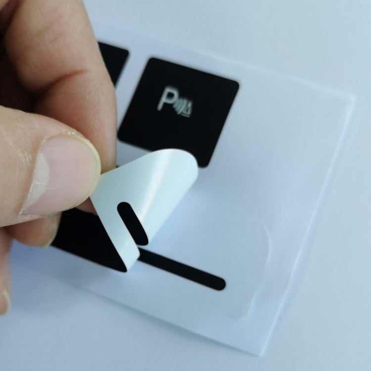 For Audi A4 Emergency/Double Flash Button Cup Holder Button Repair Sticker, Left-Hand Drive Only