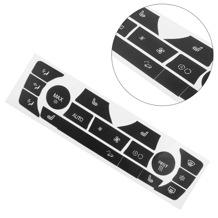 For BMW E90/E91/E92/330I 2006-2011 Air Conditioning Panel Button Repair Sticker, For BMW E90/E91/E92/330I 2006-2011