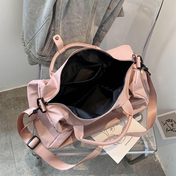 Large Capacity Portable Fitness Sports Handbag Leisure Travel Bag with Shoe Compartment