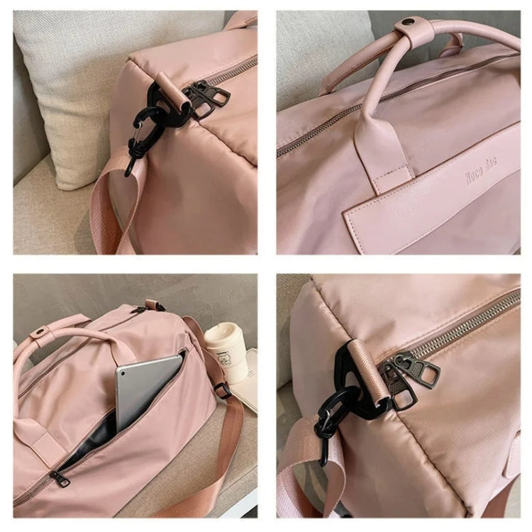 Large Capacity Portable Fitness Sports Handbag Leisure Travel Bag with Shoe Compartment