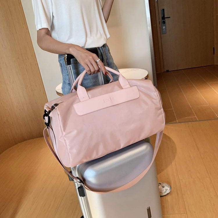Large Capacity Portable Fitness Sports Handbag Leisure Travel Bag with Shoe Compartment