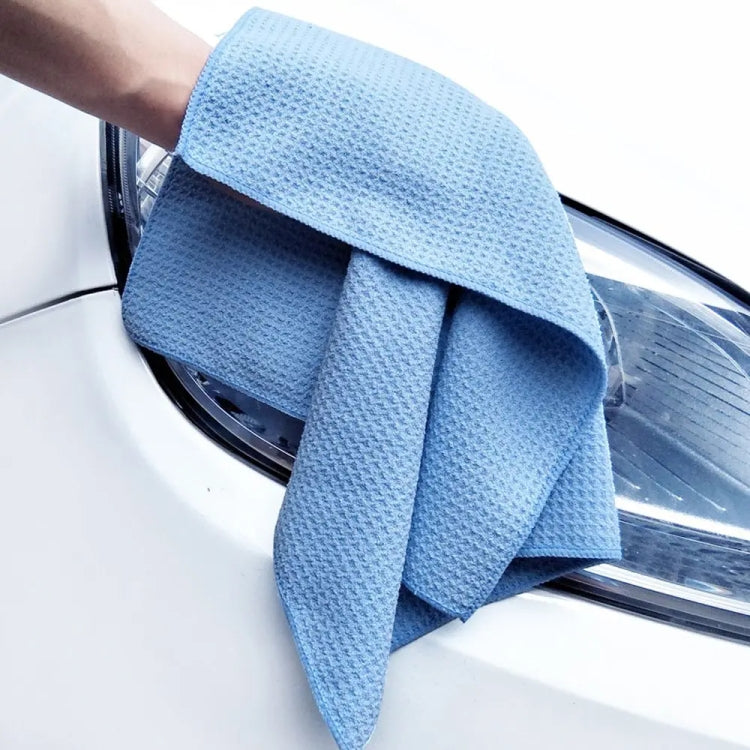 Thickened Absorbent Honeycomb Mesh Car Wash Cleaning Towel, 40x40cm