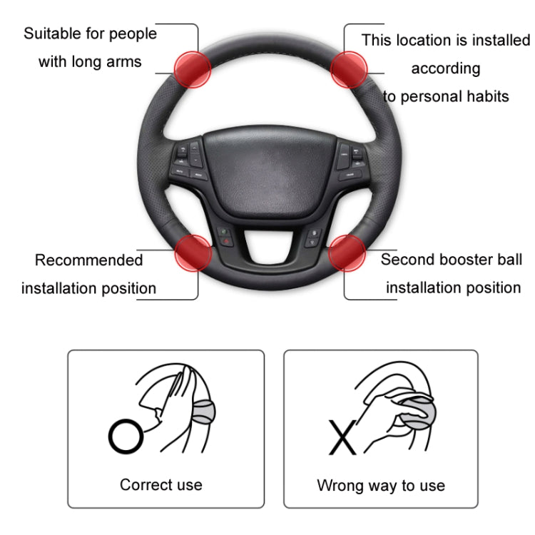 Steering Wheel One-Hand Turning Bearing Type Power-Saving Ball