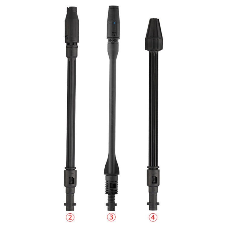 For Karcher K-Series / LAVOR Long Rod Universal Swivel Nozzle High Pressure Car Wash Sprayer Parts, No. 4 Long Rod Nozzle, No. 2 Long Rod Nozzle