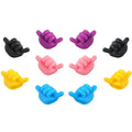 Car Front Storage Hook Desk Organization, Random Color Delivery, 10pcs Small, 5pcs Large