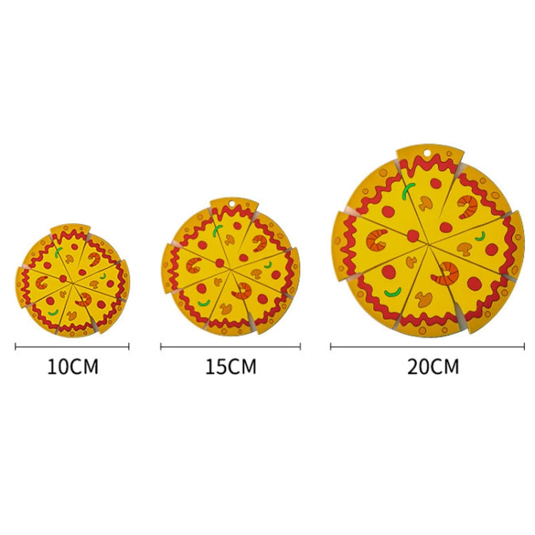 Silicone Insulated Table Placemat Pizza Shaped Bowl Mat PVC Coasters, Small, Medium, Large
