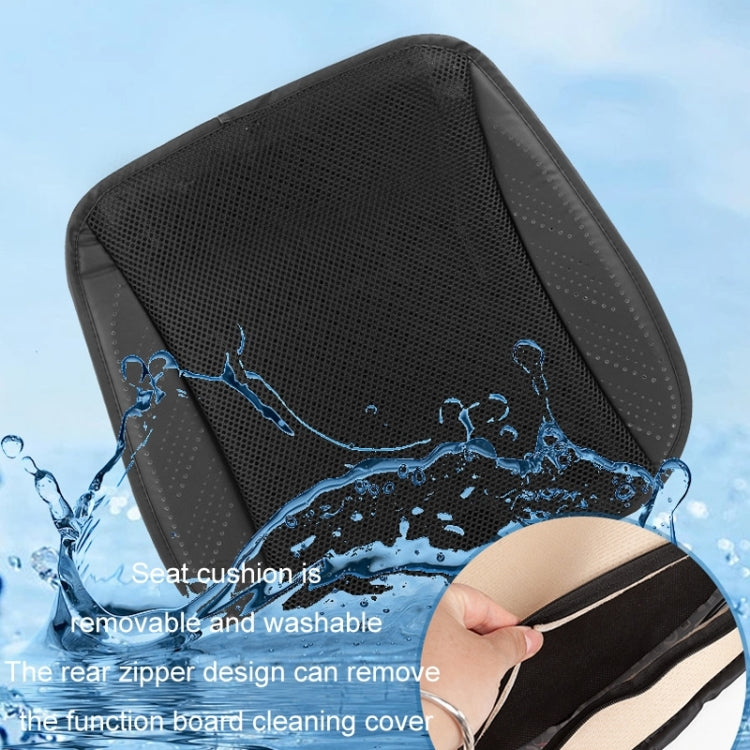 Car USB Summer Cool Ventilated Breathable Seat Cushion, Black 8 Sets Fan, Red 8 Sets Fan, Blue 8 Sets Fan