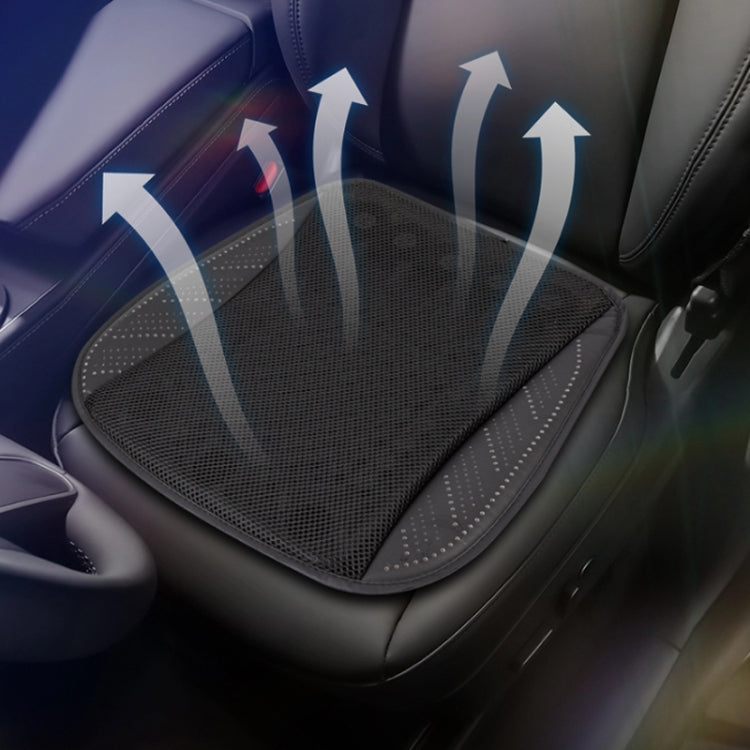 Car USB Summer Cool Ventilated Breathable Seat Cushion, Black 8 Sets Fan, Red 8 Sets Fan, Blue 8 Sets Fan