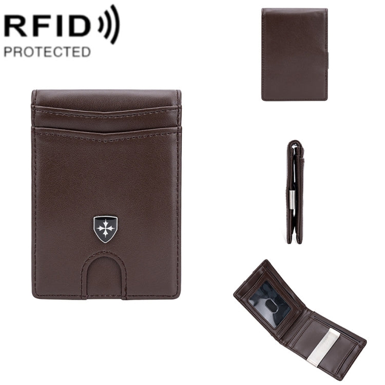 Baellerry RFID Anti-Theft Multi-Card Slot Contrasting Color Wallet Card Holder
