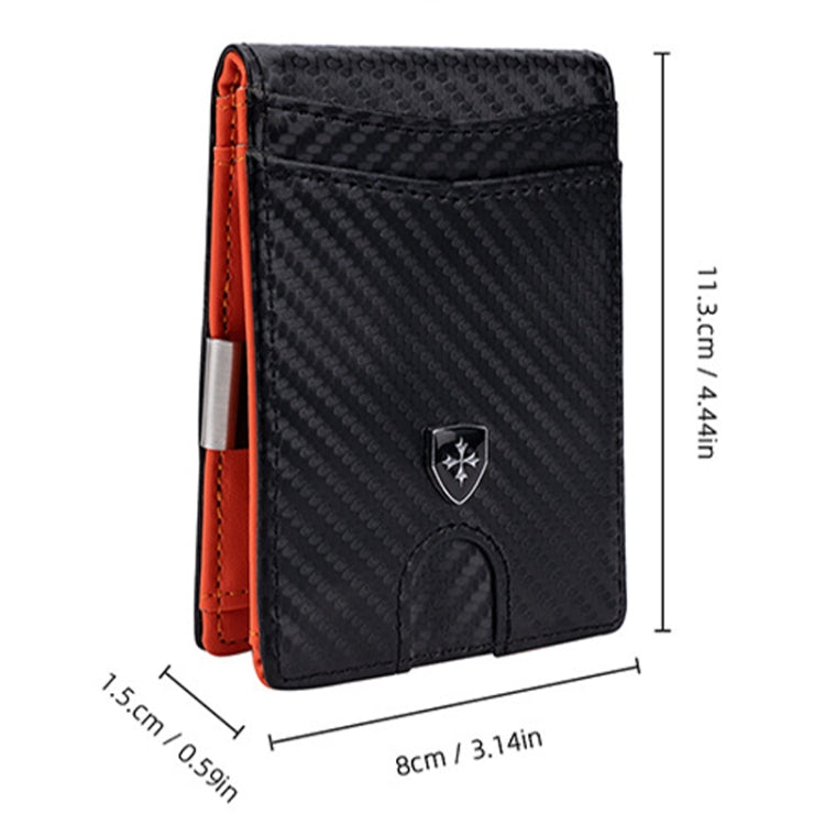 Baellerry RFID Anti-Theft Multi-Card Slot Contrasting Color Wallet Card Holder