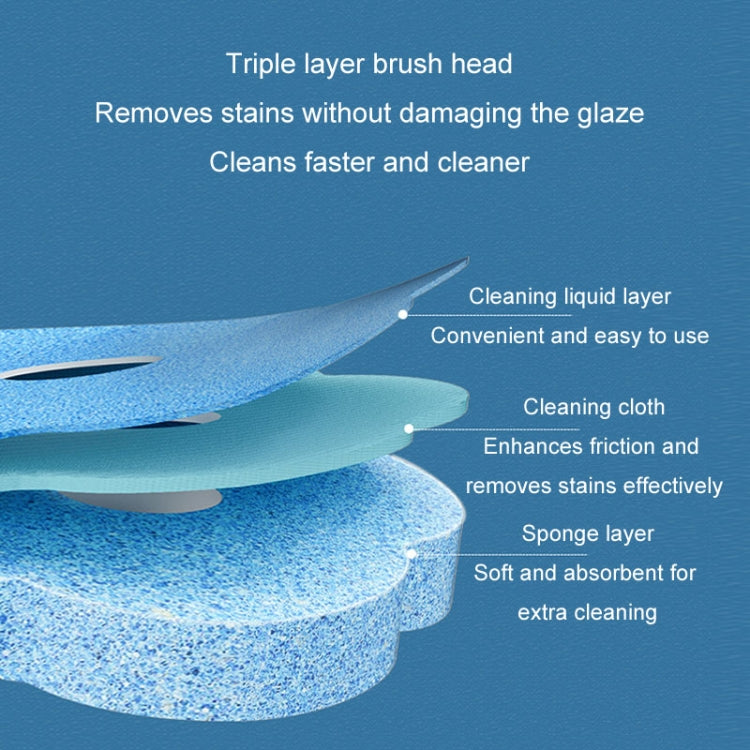 Disposable Toilet Brush Dissolving Replacement Brush Toilet Cleaning Set, With 6pcs Lemon Scent Brush Heads, With 6pcs Lavender Scent Brush Heads