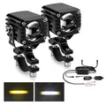 40W Motorcycle Wired Switch Integrated Waterproof Spotlight