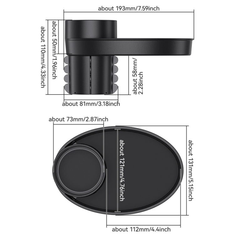 Car Drink Cup Holder Portable Hook Storage Rack