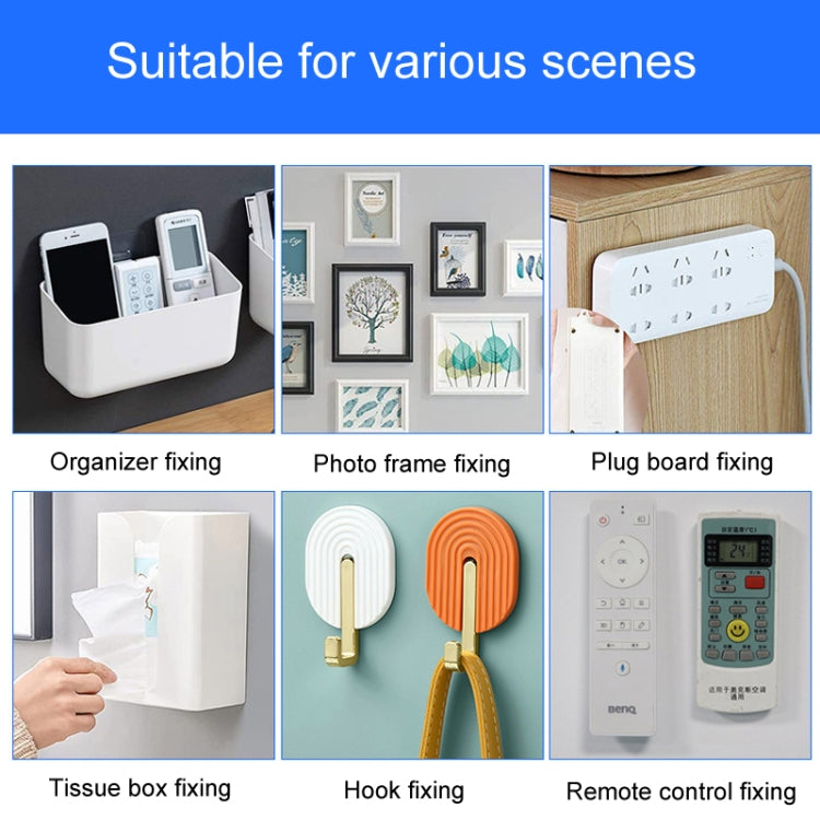12pcs /Pack Strong Stainless Adhesive Removable Sticky Hooks Household Fixing Tearable Backing Stickers, 16 x 29mm, 16 x 46mm, 20 x 46mm, 16 x 70mm, 19 x 92mm, 38 x 38mm