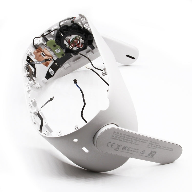 For Meta Quest 2 Repair and Replacement Parts, Outer Shell with Loudspeaker, Right Controller Case, Left Controller Case