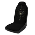 Car Universal Printed Seat Protector Automobile Decoration Supplies, Gold Moon