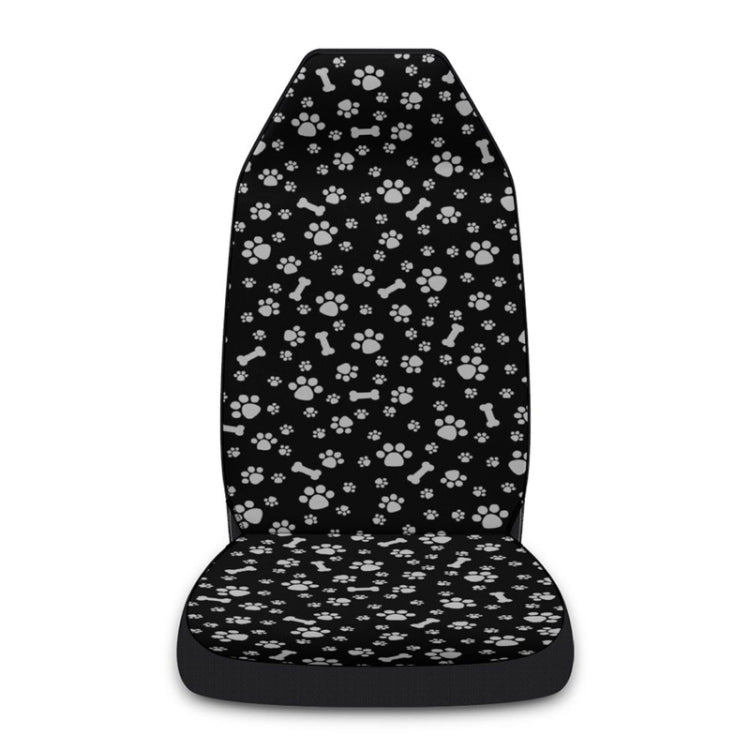 Car Universal Printed Seat Protector Automobile Decoration Supplies, Footprint And Bone
