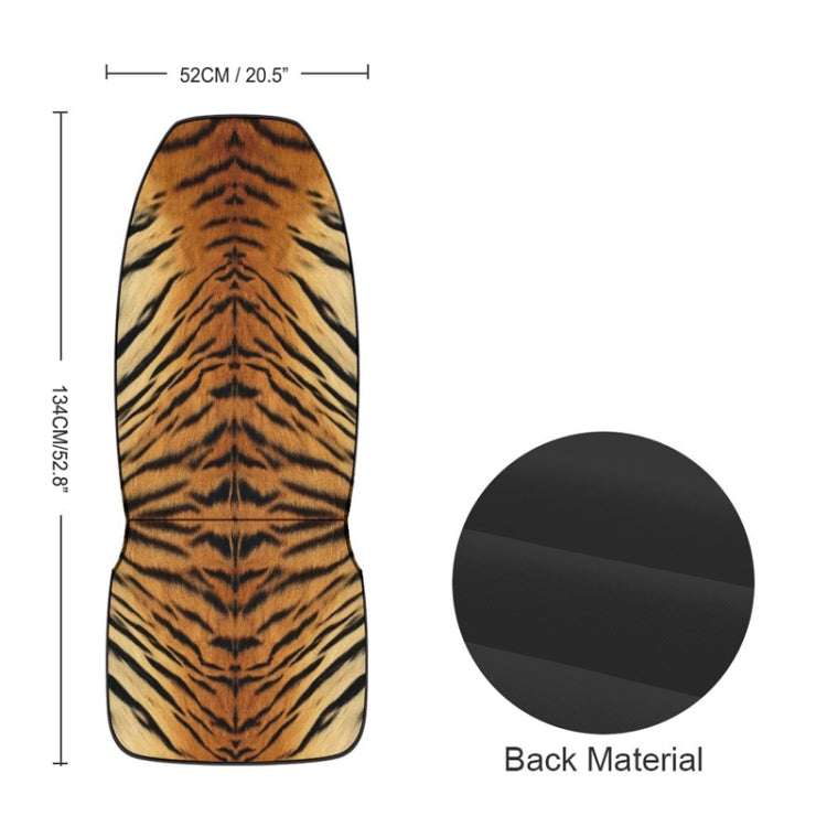 Car Universal Printed Seat Protector Automobile Decoration Supplies, Leopard Pattern