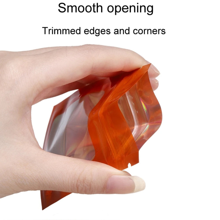100pcs Laser Shaded Self-Sealing Bag Jewelry Closure Packaging Bags, 6 x 10cm Black, 6 x 10cm Pink, 6 x 10cm Orange, 7 x 10cm Black, 7 x 10cm Pink, 7 x 10cm Orange, 7.5 x 12cm Black, 7.5 x 12cm Pink, 7.5 x 12cm Orange, 8 x 13cm Black, 8 x 13cm Pink    ...