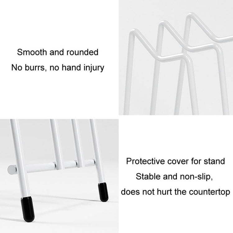 Kitchen Countertop Chopping Board Place Rack Multifunctional Multi-Layer Pot Lid Storage Shelf
